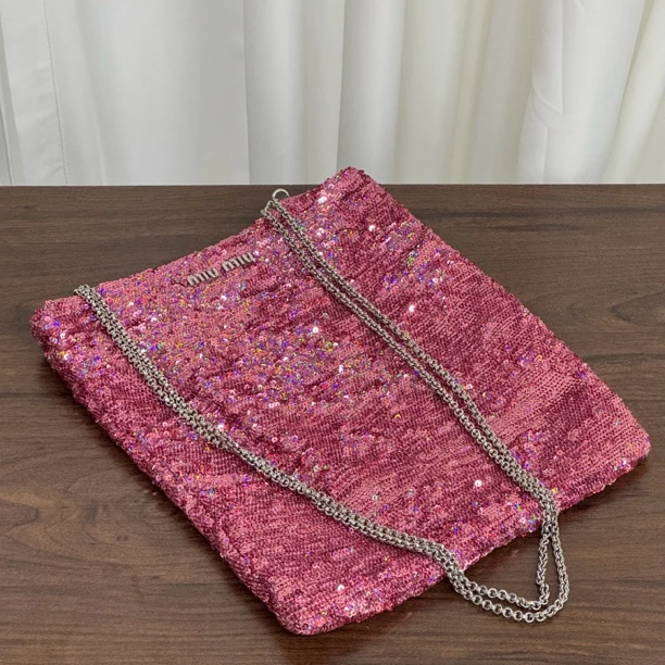 95新 MIU MIU/缪缪 chillvTg /亮片包