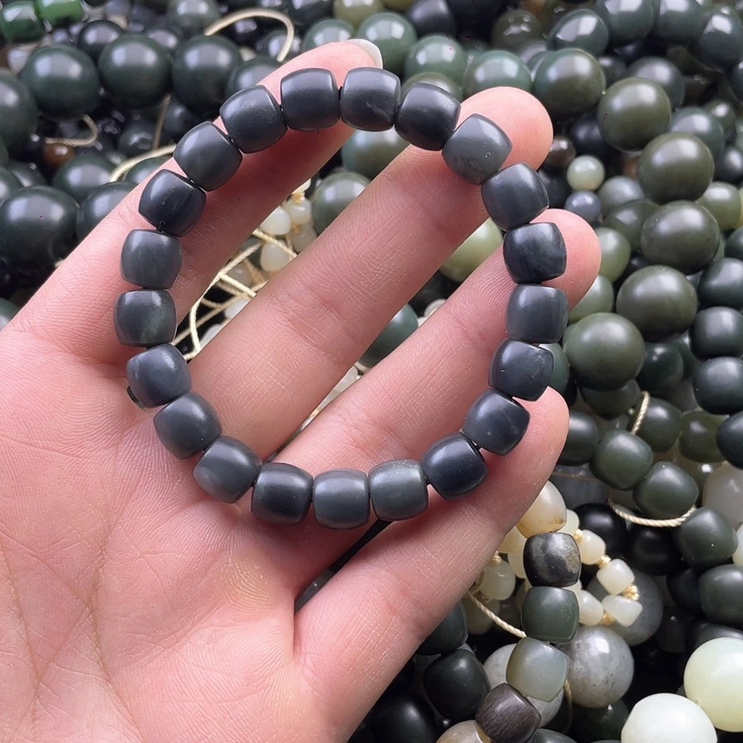 和田玉手串未镶嵌