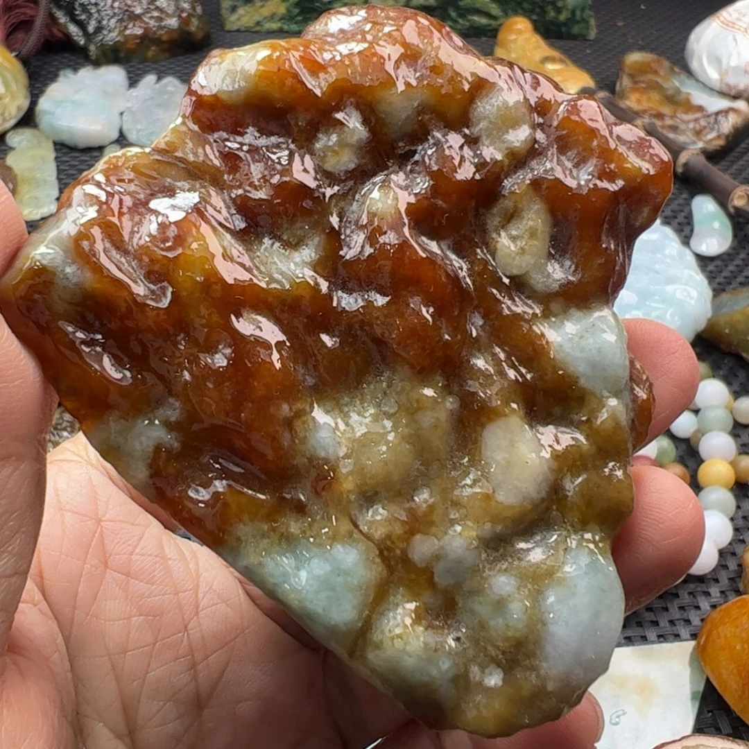 翡翠裸石缅甸翡翠