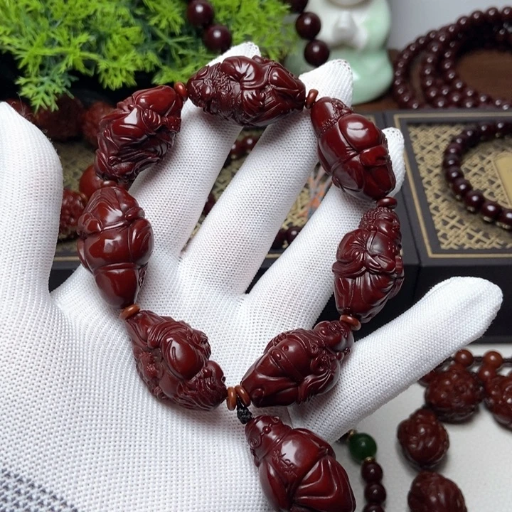 核桃手串/手链美**哥橄榄核手串