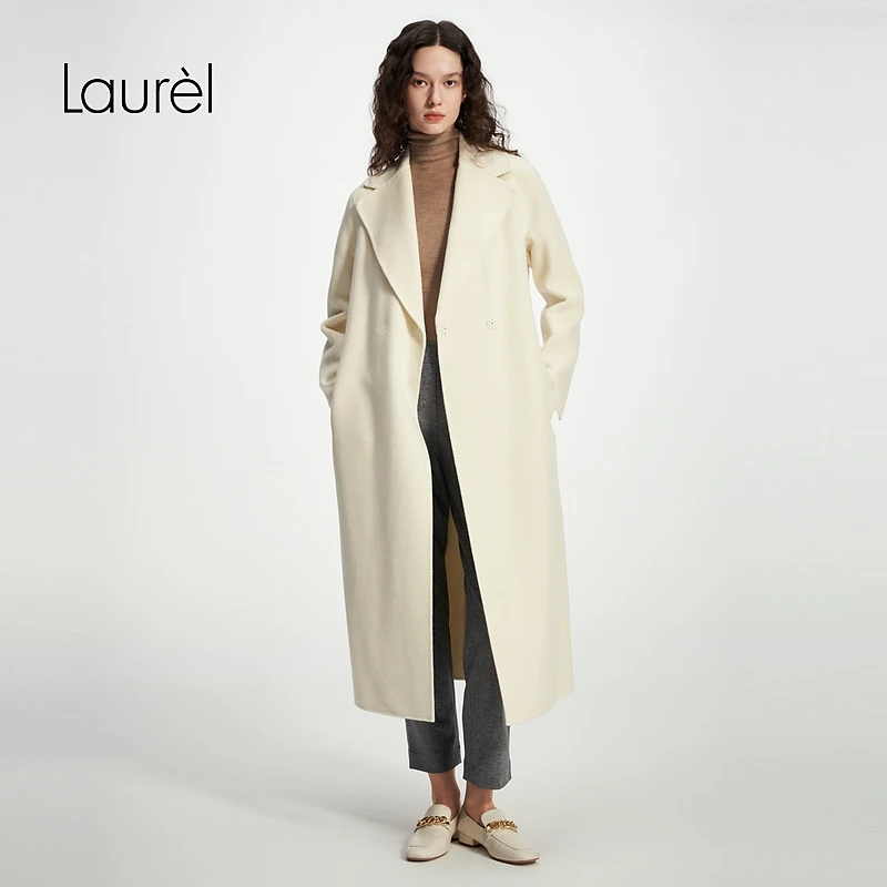【粉丝专享】LAUREL系带女士大衣L333D03500