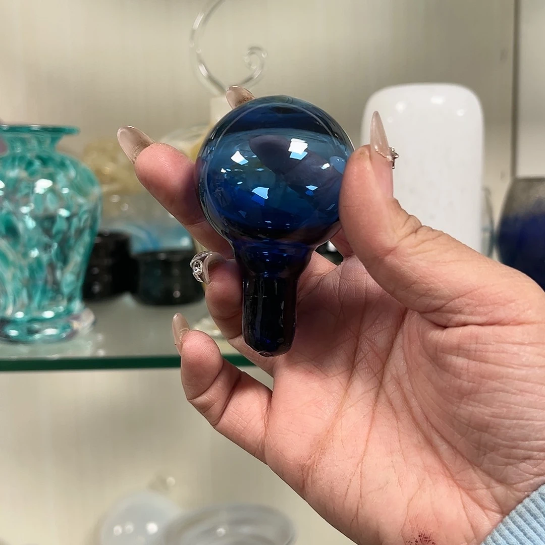 琉璃?花瓶花器蓝色