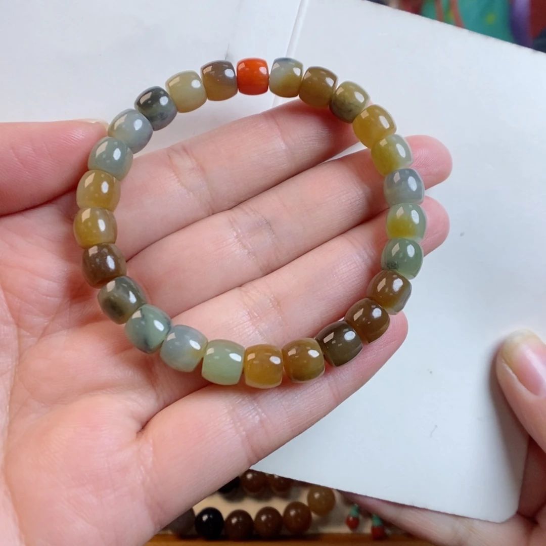 和田玉手链未镶嵌楼兰