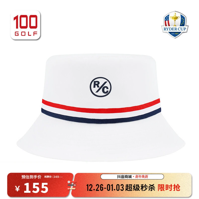 RyderCup莱德杯高尔夫球帽女22时尚遮阳大檐golf渔夫帽RF222BA300