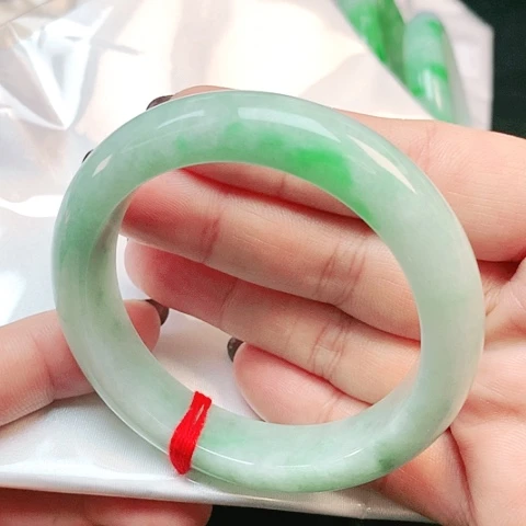 未镶嵌手镯翡翠正圈0055