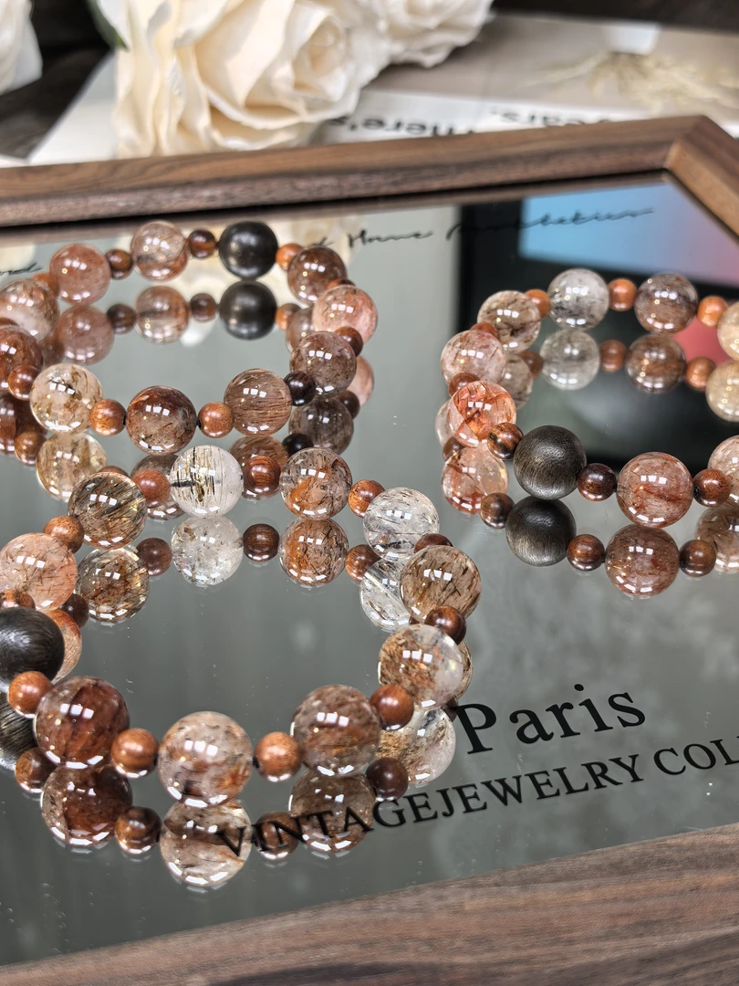 【咖啡伴侣5分】天然水晶黑金超七