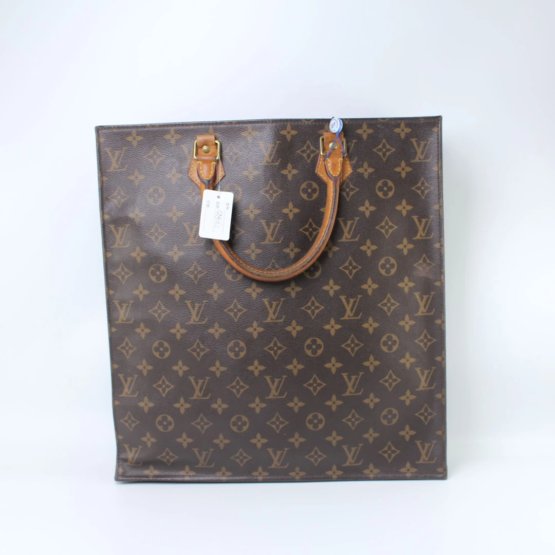 90新 LouisVuitton/路易威登 GI3162经典老花大号琴谱手提包