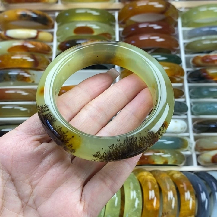 蛇纹石玉未镶嵌手镯58