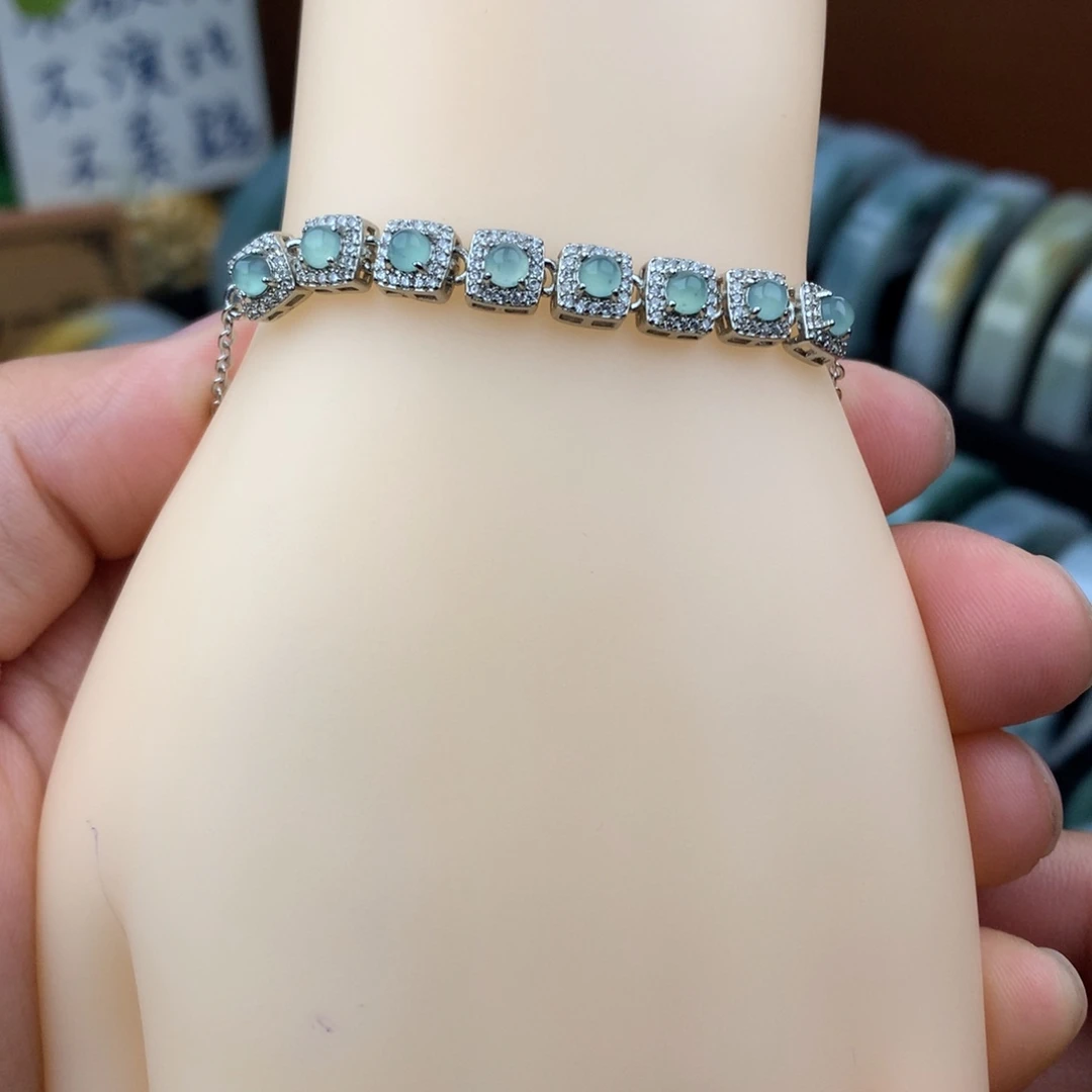 未镶嵌手链翡翠手链