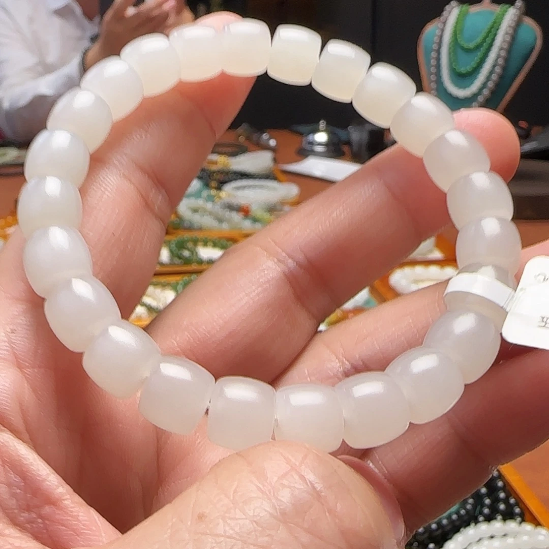 和田玉未镶嵌手链