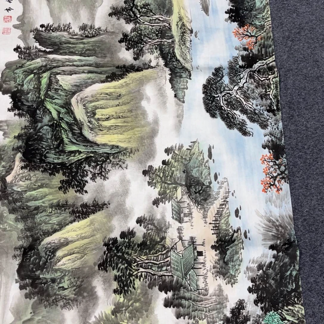 国画国画作品老师手绘