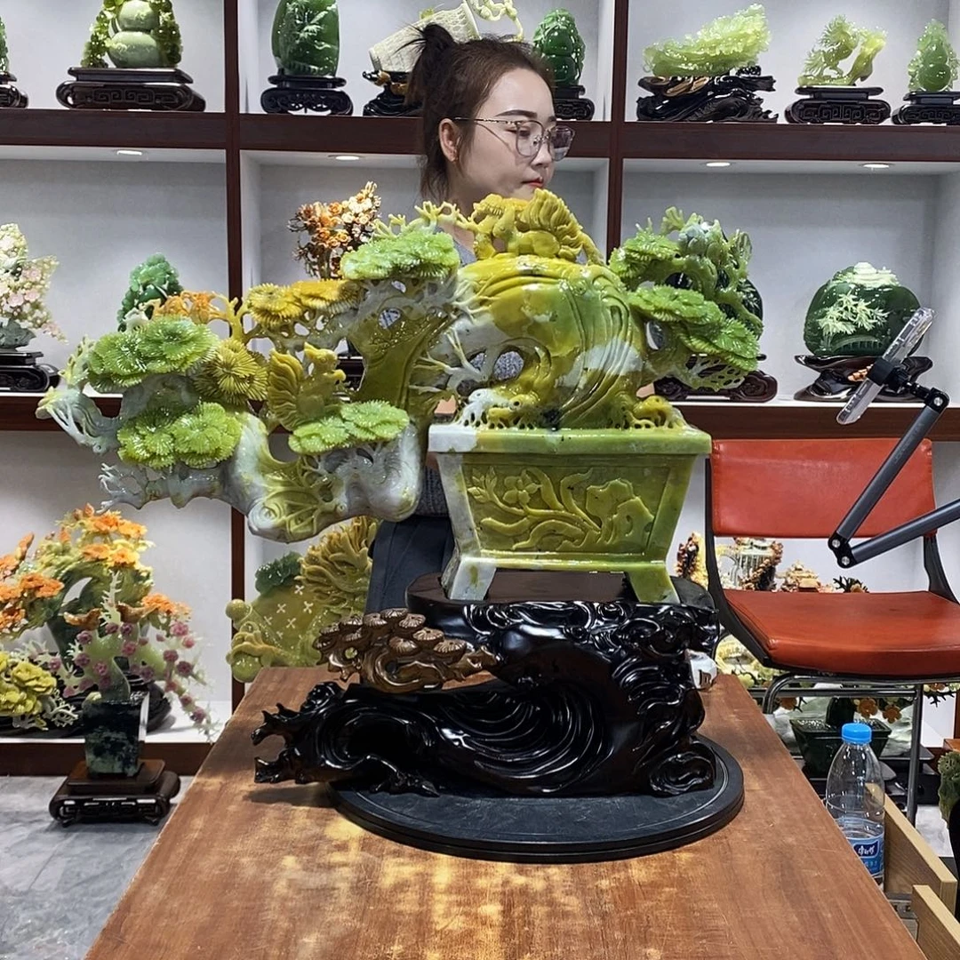 伍***哥玉山水摆件 玄关摆件