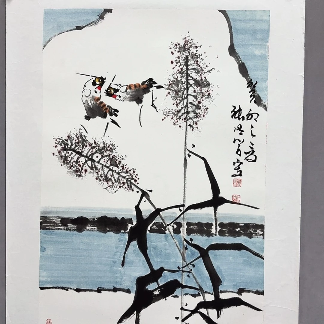 国画亲笔手绘放心去藏
