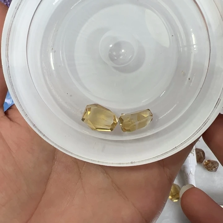 用***8银S925镶嵌珠宝半成品紫晶11
