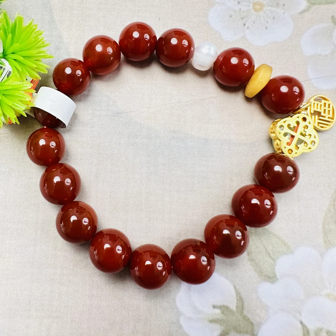 X11玛瑙手链甜美精美时尚气质百搭轻奢小众手串复古优雅