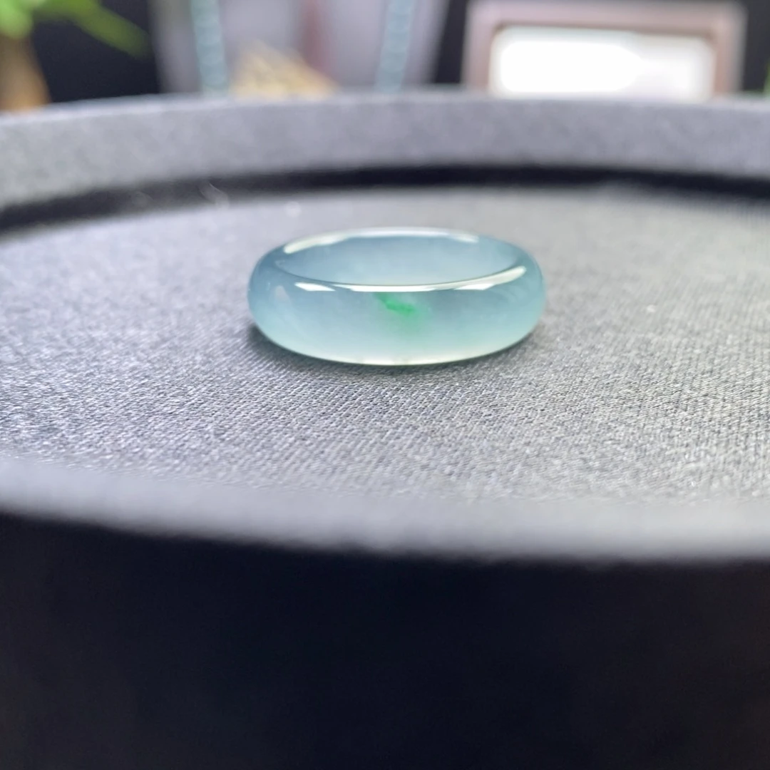 翡翠未镶嵌手链卡18圈戒指