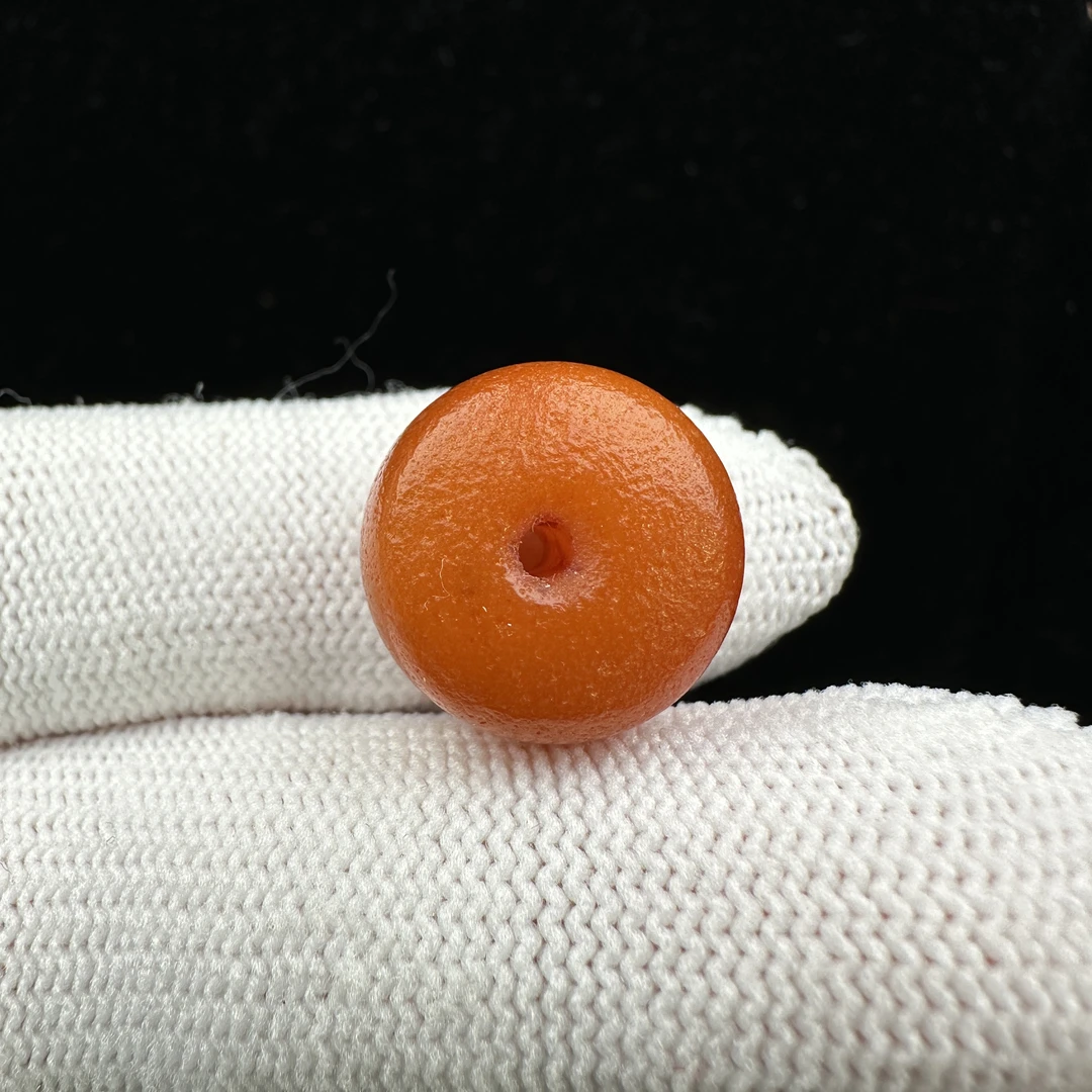 Y6450天然原矿蜜蜡 老蜡墩子 16*10mm抖音基地质检发货