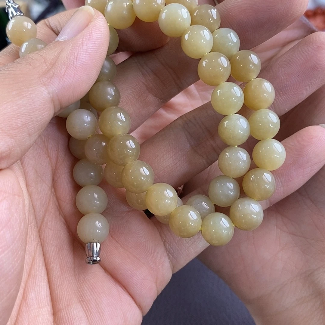 和田玉（糖玉）未镶嵌手链