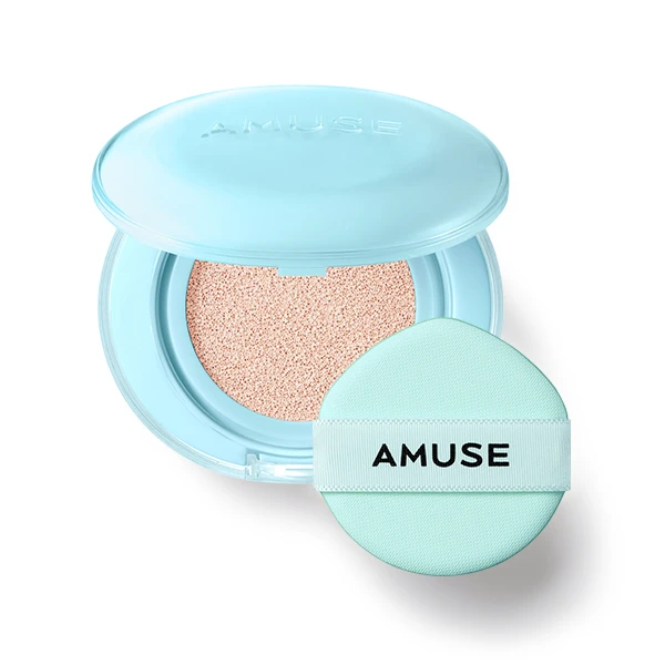 【新品】AMUSE 空气感小蓝盒毛孔遮瑕护肤气垫 SPF50 PA++++ 15g/盒