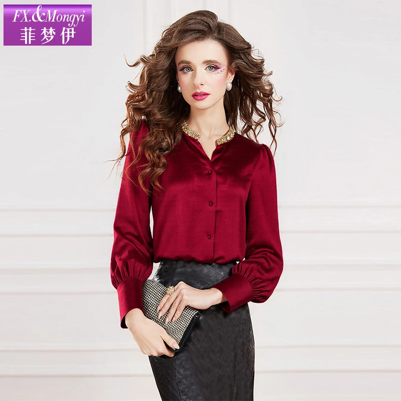 菲梦伊新款时尚衬衫上衣FXCT1059