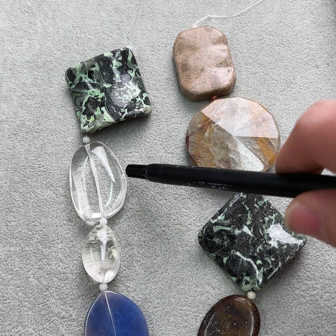 玛瑙/玉髓未镶嵌珠宝半成品23