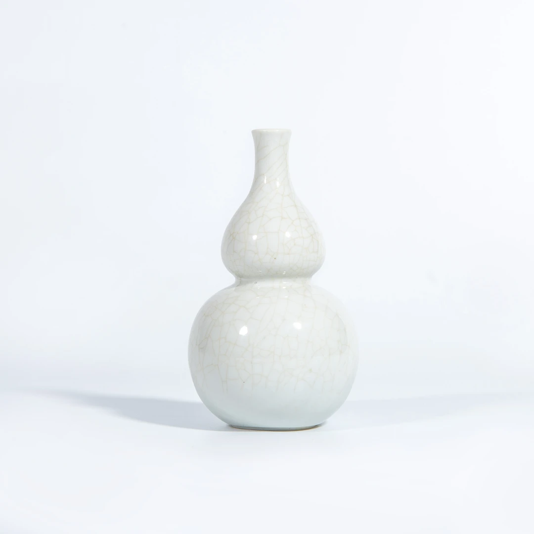 （预展）6.清乾隆 白釉葫芦瓶