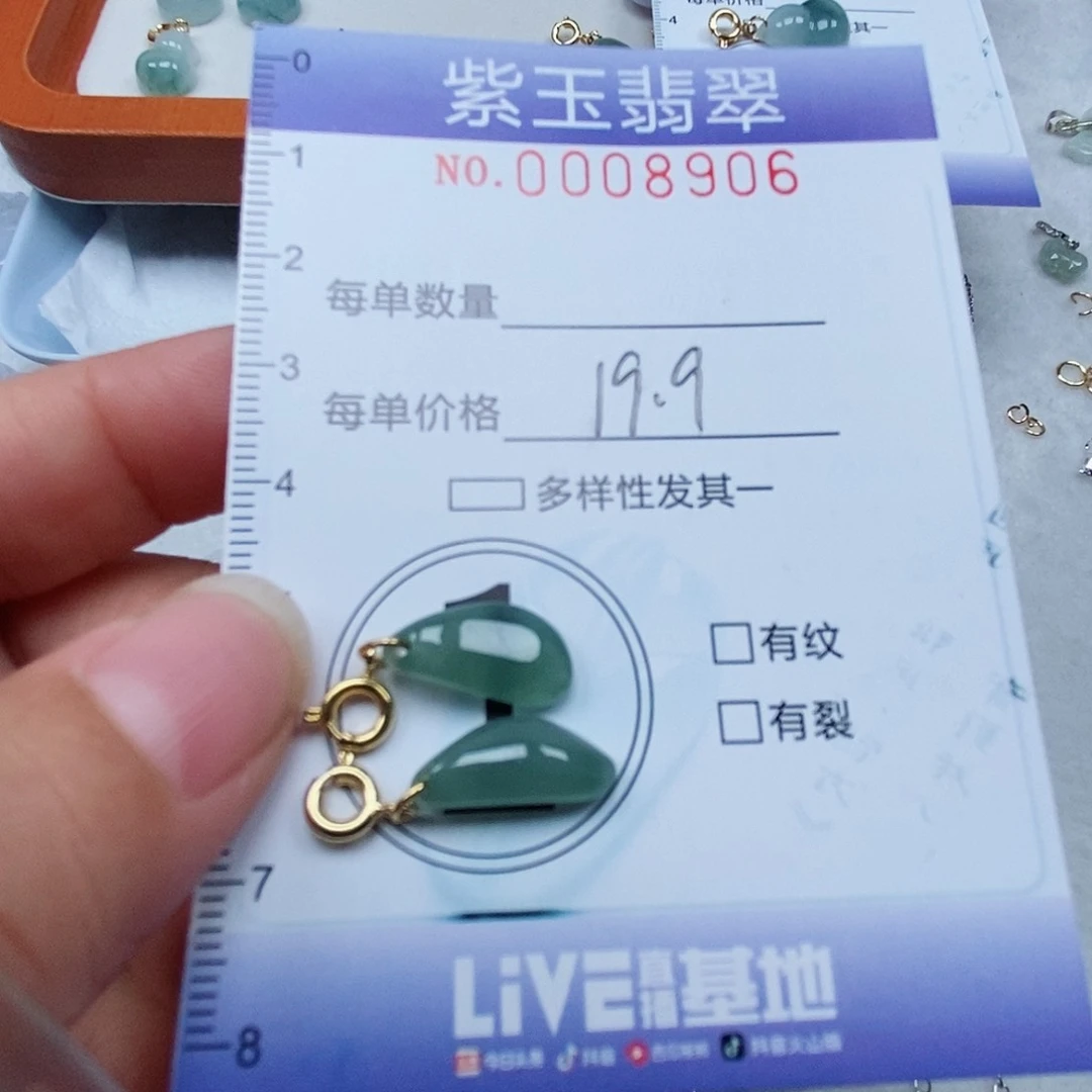 颈饰未镶嵌翡翠冰透随行