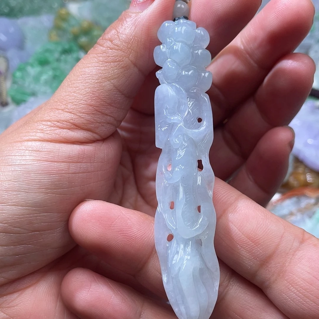 颈饰未镶嵌翡翠翡玉缘翡翠