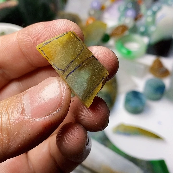 五***哥翡翠散珠天然翡翠A货