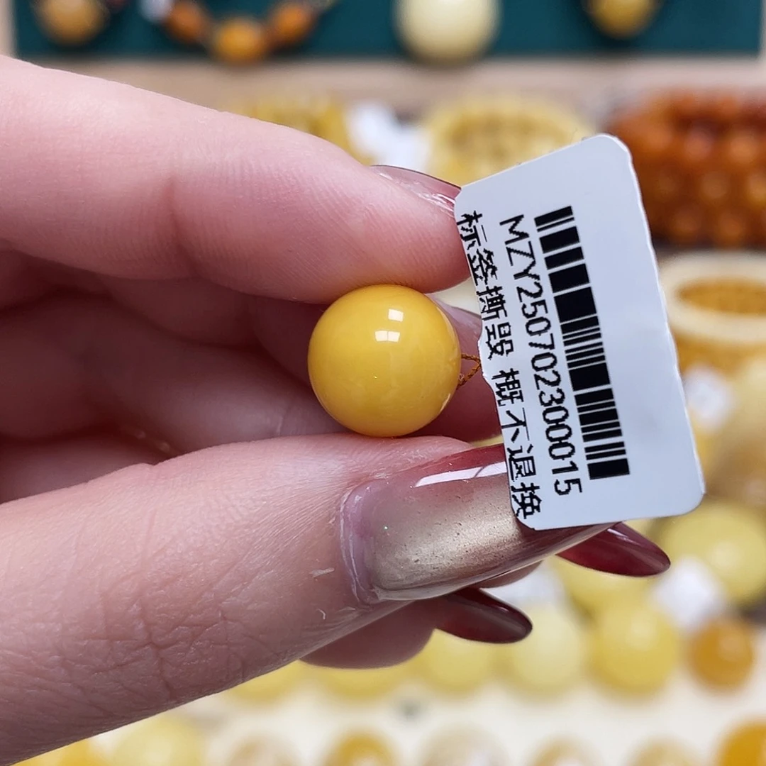 蜜蜡未镶嵌珠宝奇石C*c11.5mm圆珠