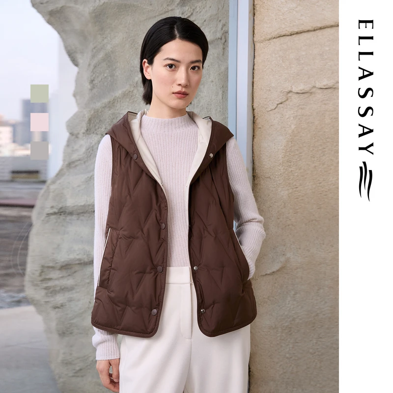 ELLASSAY歌力思2025秋季细腻亲肤半高领针织衫女EWE363M13100808