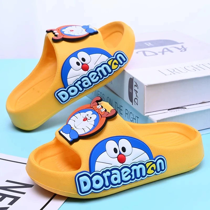 哆啦A梦儿童拖鞋夏季新款男童卡通室内家居防滑浴室软底拖鞋男孩