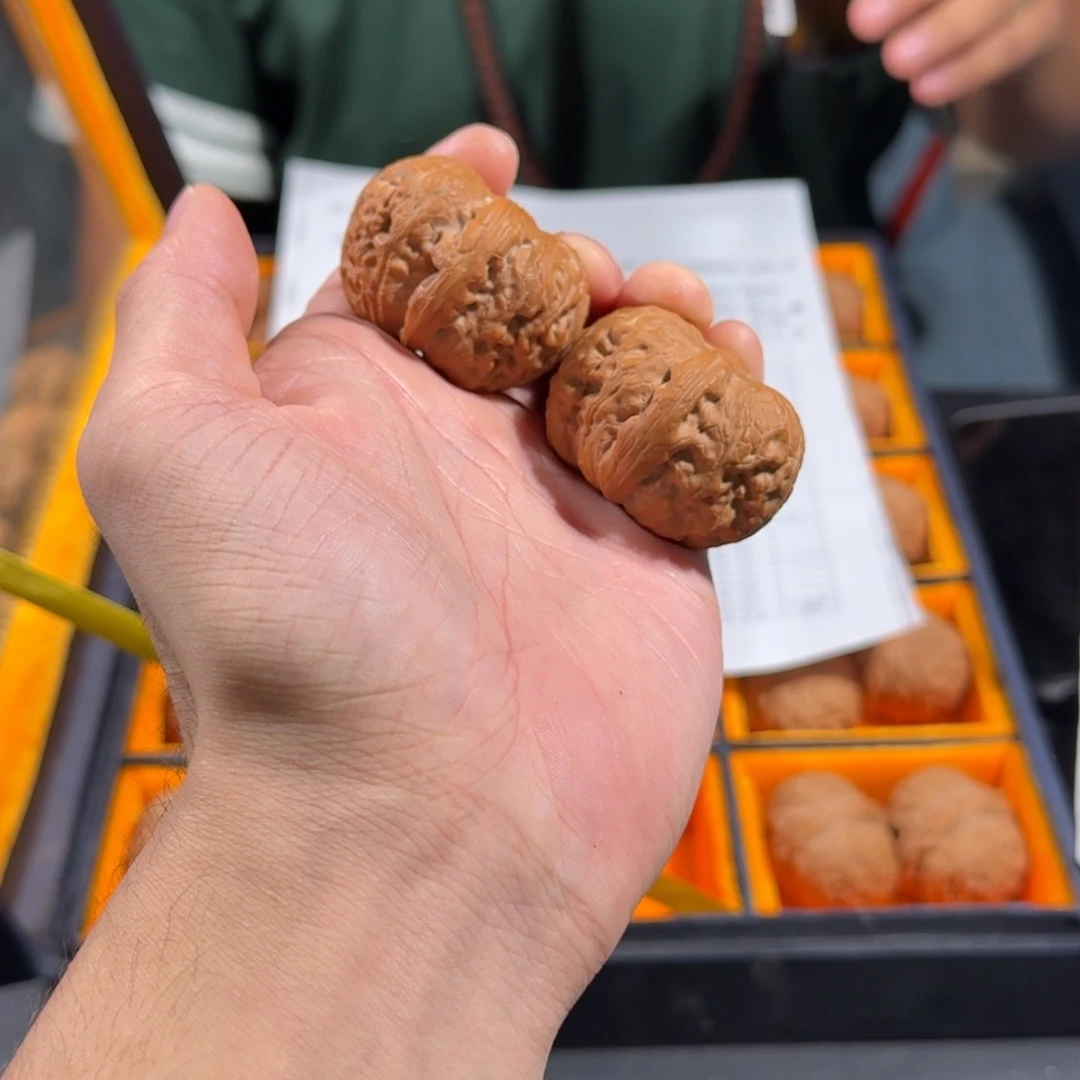 文玩核桃把件229号平谷元宝40mm