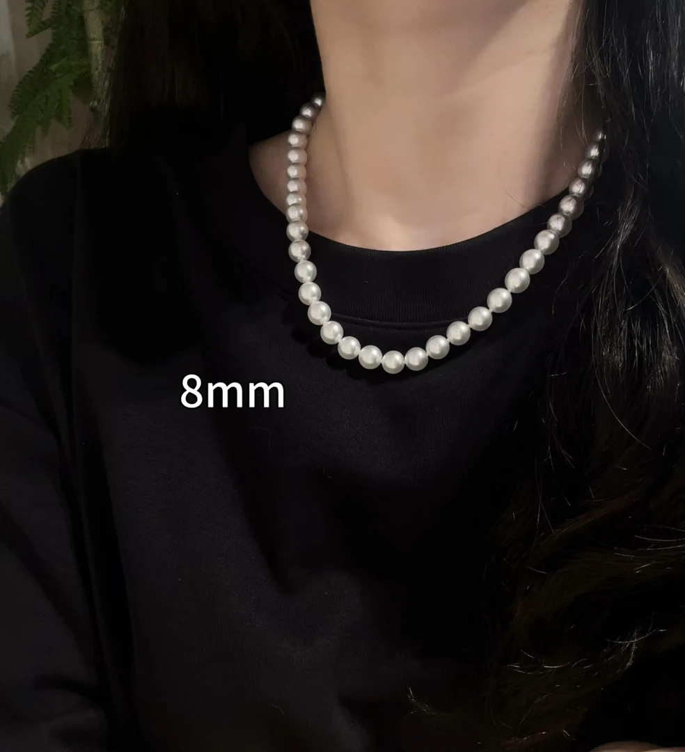 8mm全珠（项链）精致贝珠 女神必备