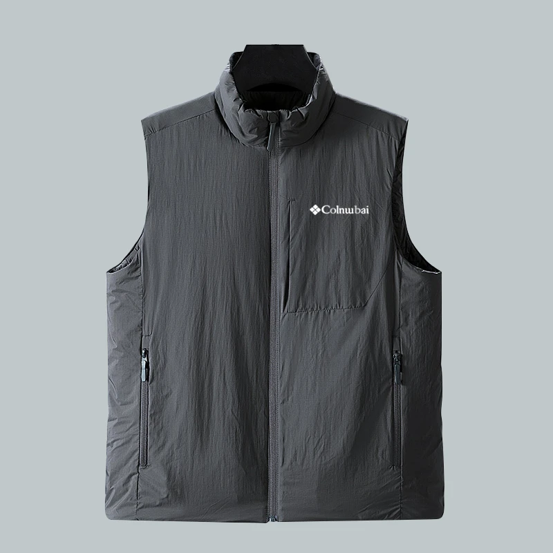 哥伦秋冬马甲外套男棉袄休闲商务背心坎肩内胆保暖马甲户外徒步