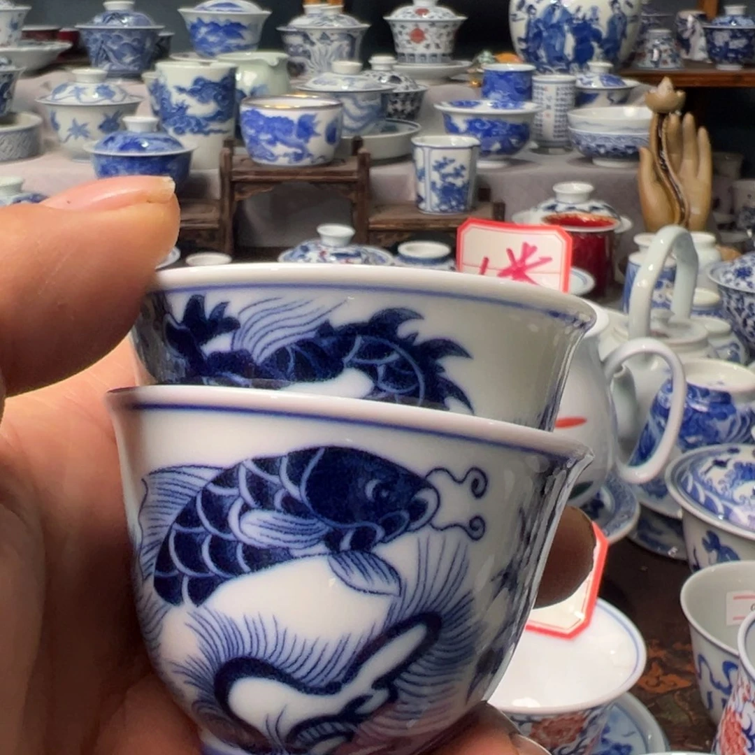 摆件景德镇青花瓷器