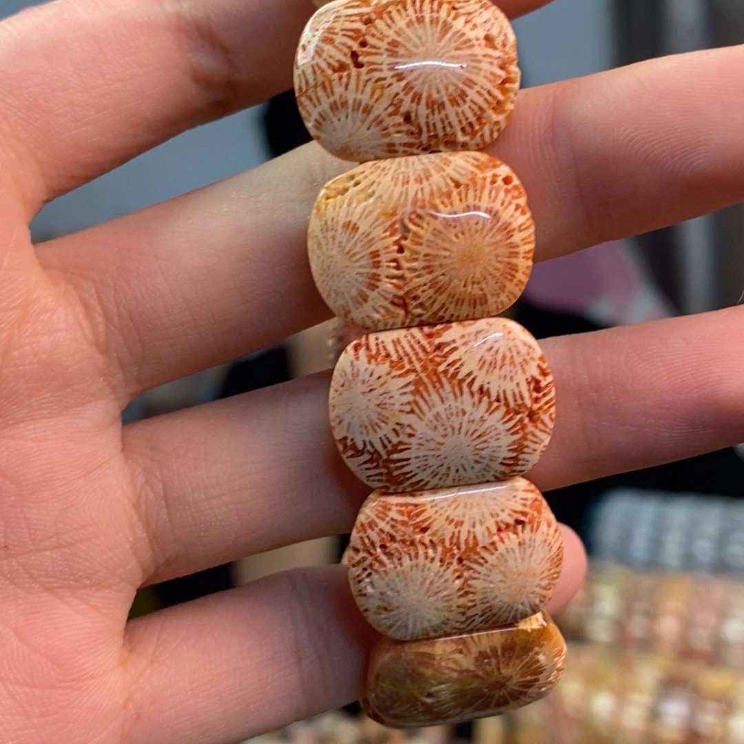 硅化玉未镶嵌手链