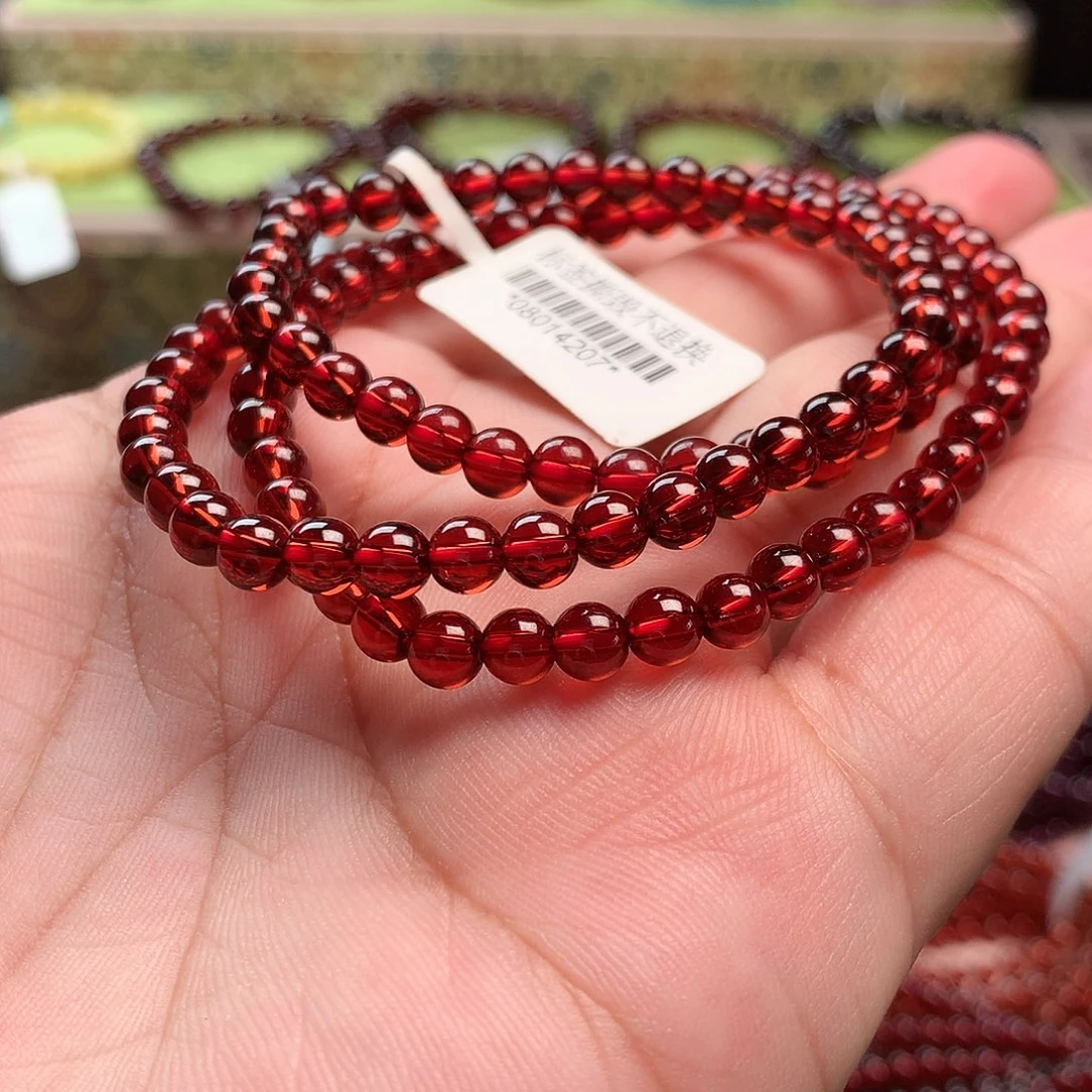 石榴石手串未镶嵌5