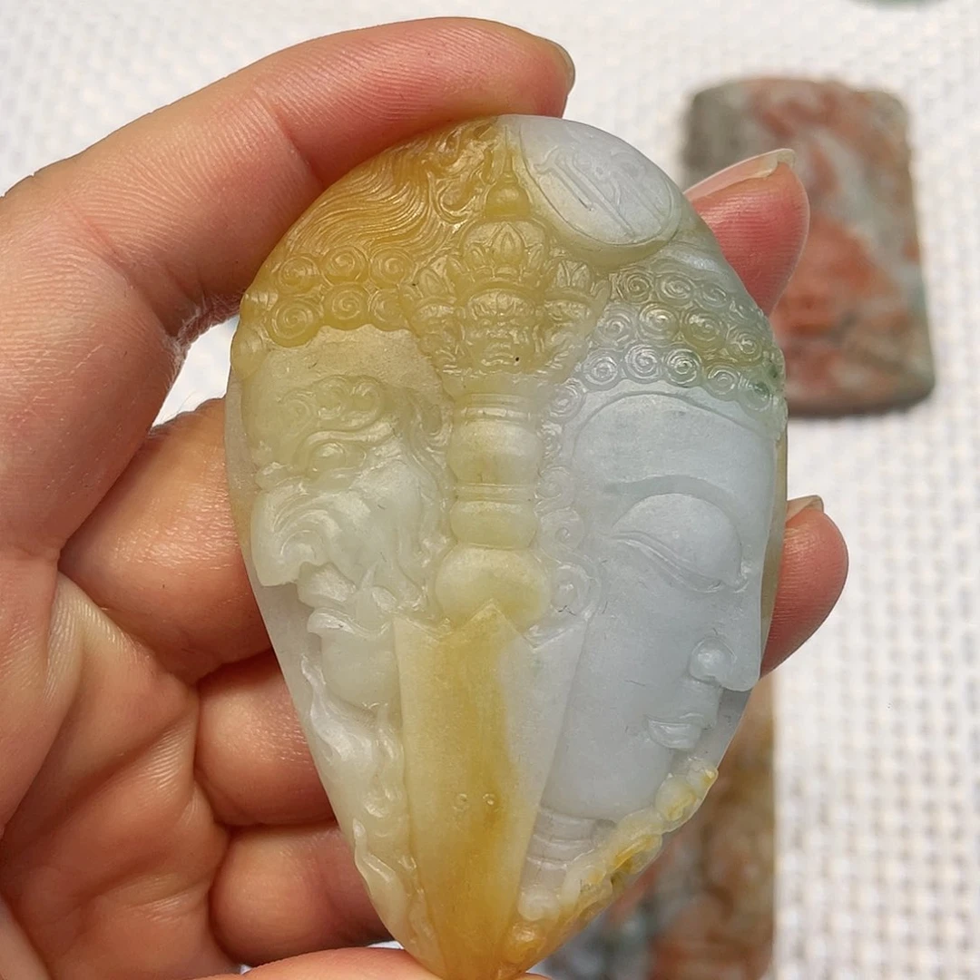 未镶嵌定制翡翠翡翠吊坠