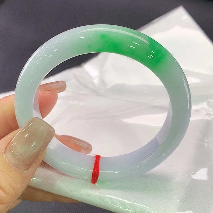 未镶嵌手镯翡翠正圈52