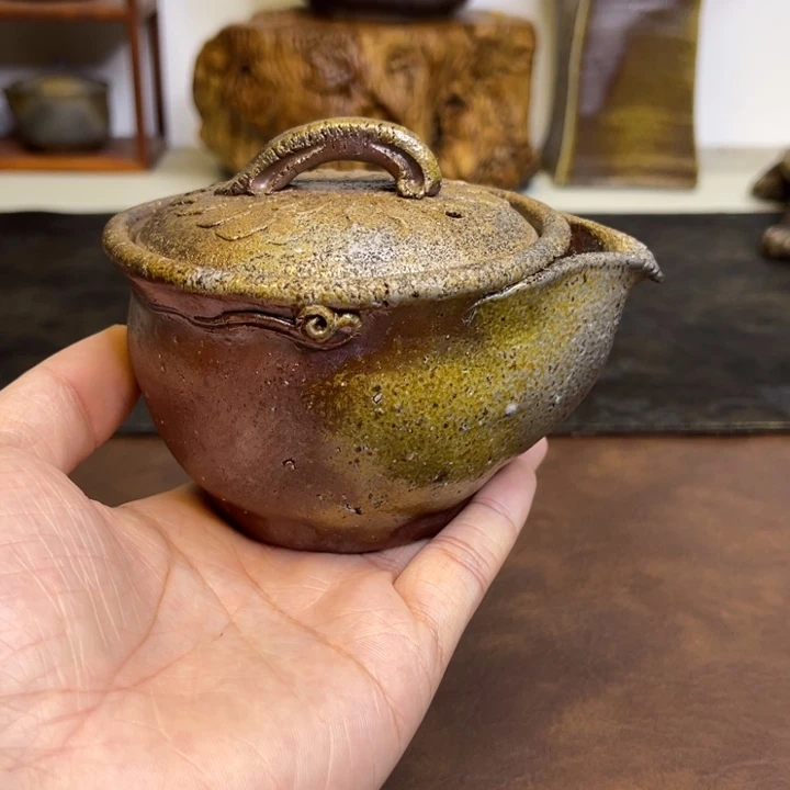 备前烧作品平川正二早期正一款