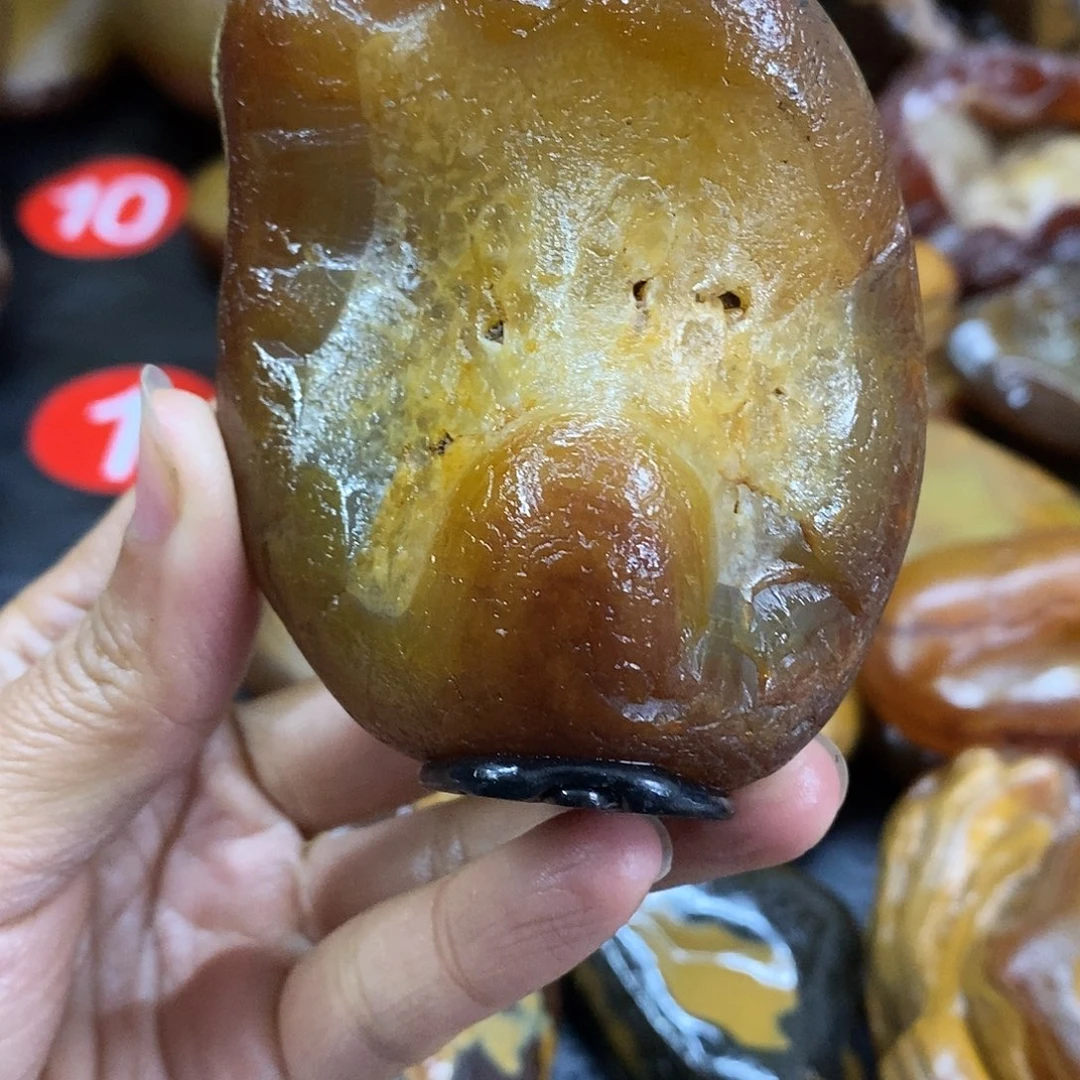 玛瑙/玉髓未镶嵌手把件