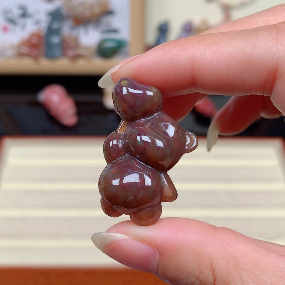 硅化玉珊瑚玉未镶嵌