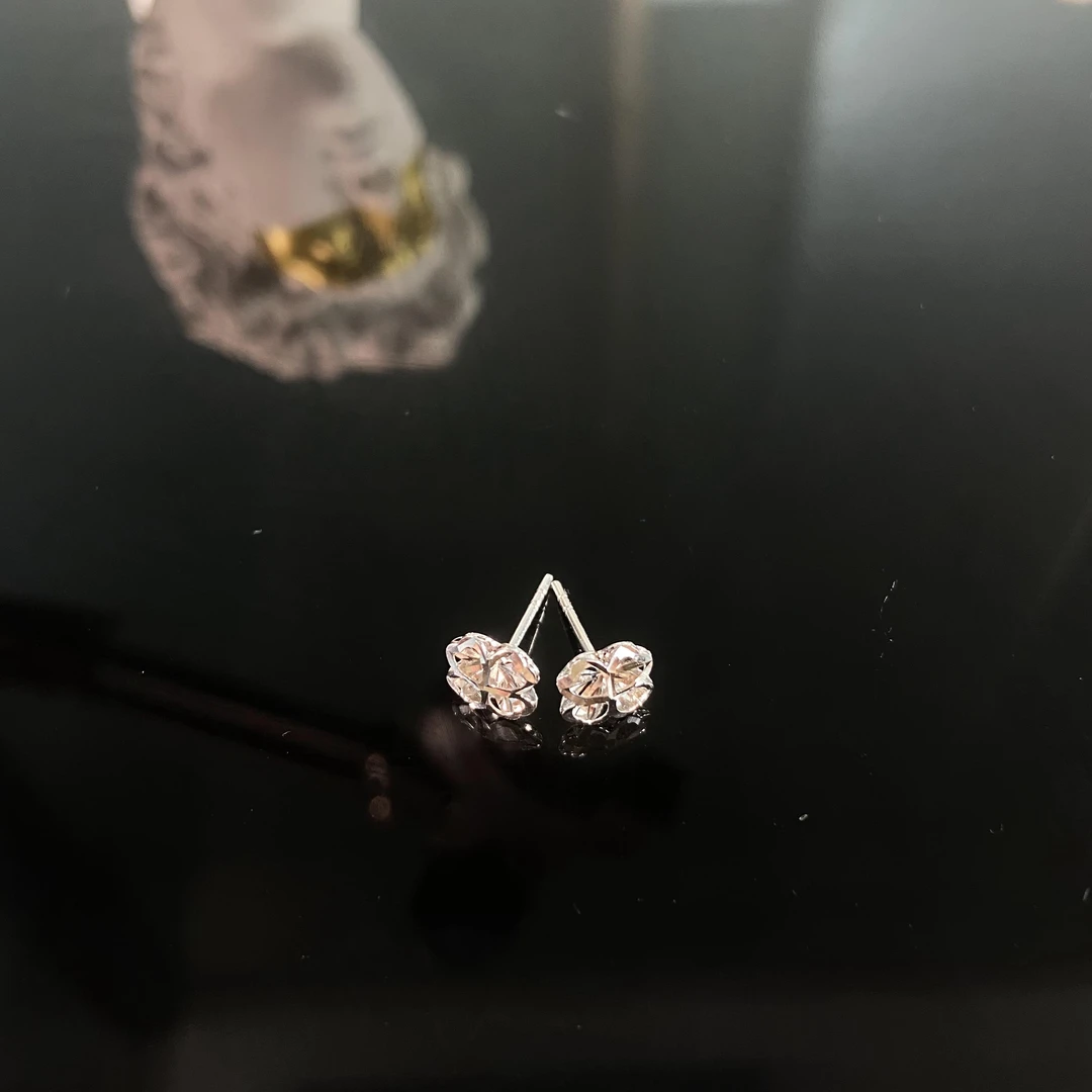 【芮泊珠宝】PT950铂金爱心四叶草耳钉（多退少补）简约百搭铂金耳钉