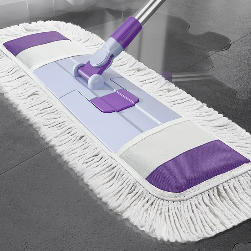 尘推大码拖把螺丝款排拖酒店工厂车间工业商用保洁专用平板长托把