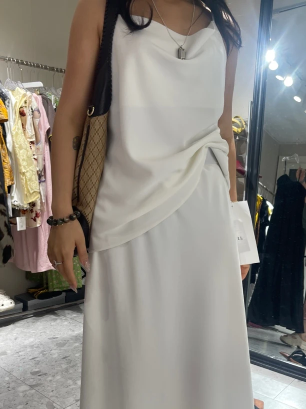 DMN·背心上衣裙子休闲套装显瘦气质