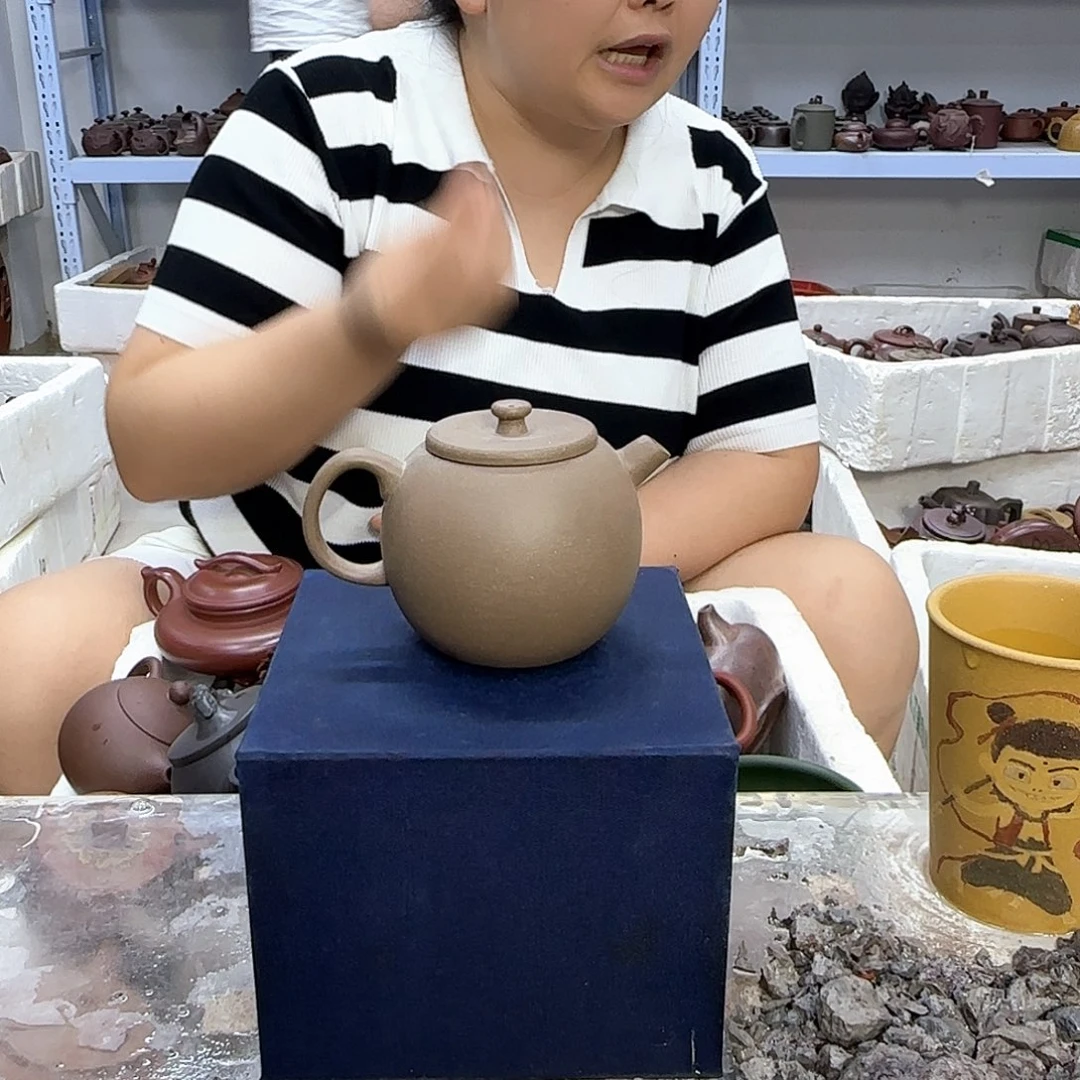 茶壶紫砂宜兴紫砂壶瑕疵处理