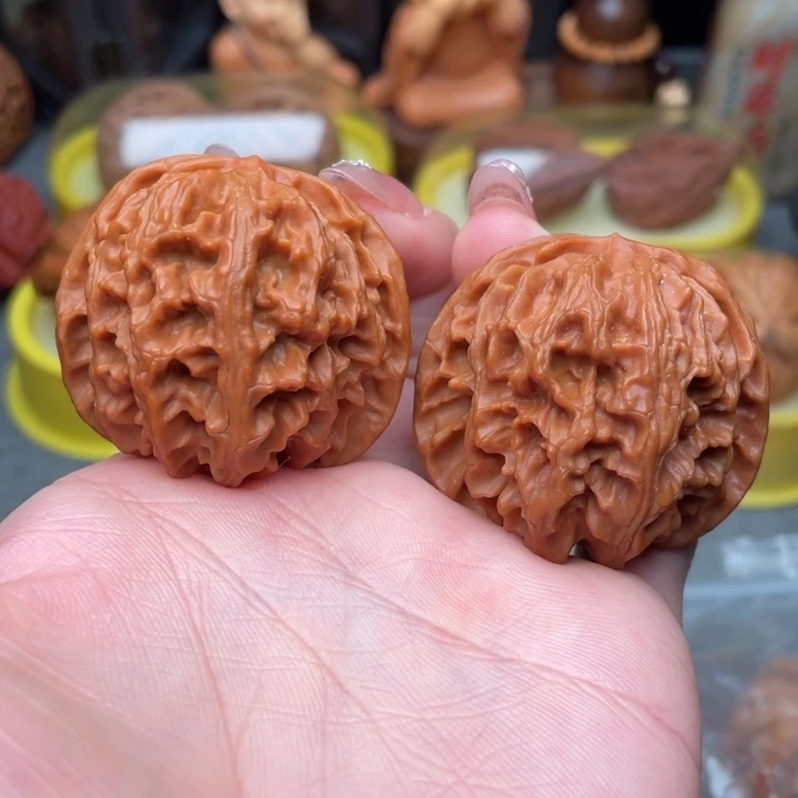 把件文玩核桃苹果园43微修