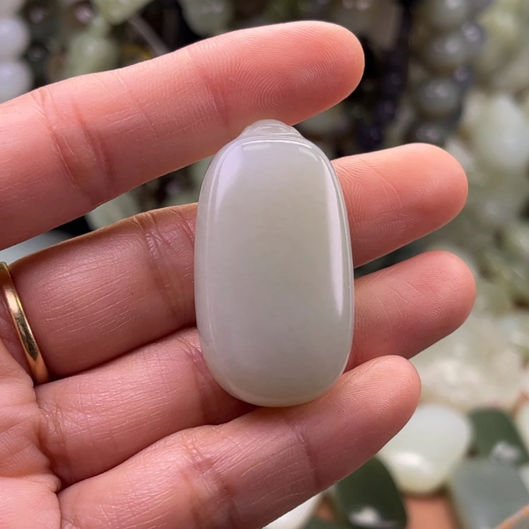 美***奂和田玉未镶嵌吊坠(不含链)