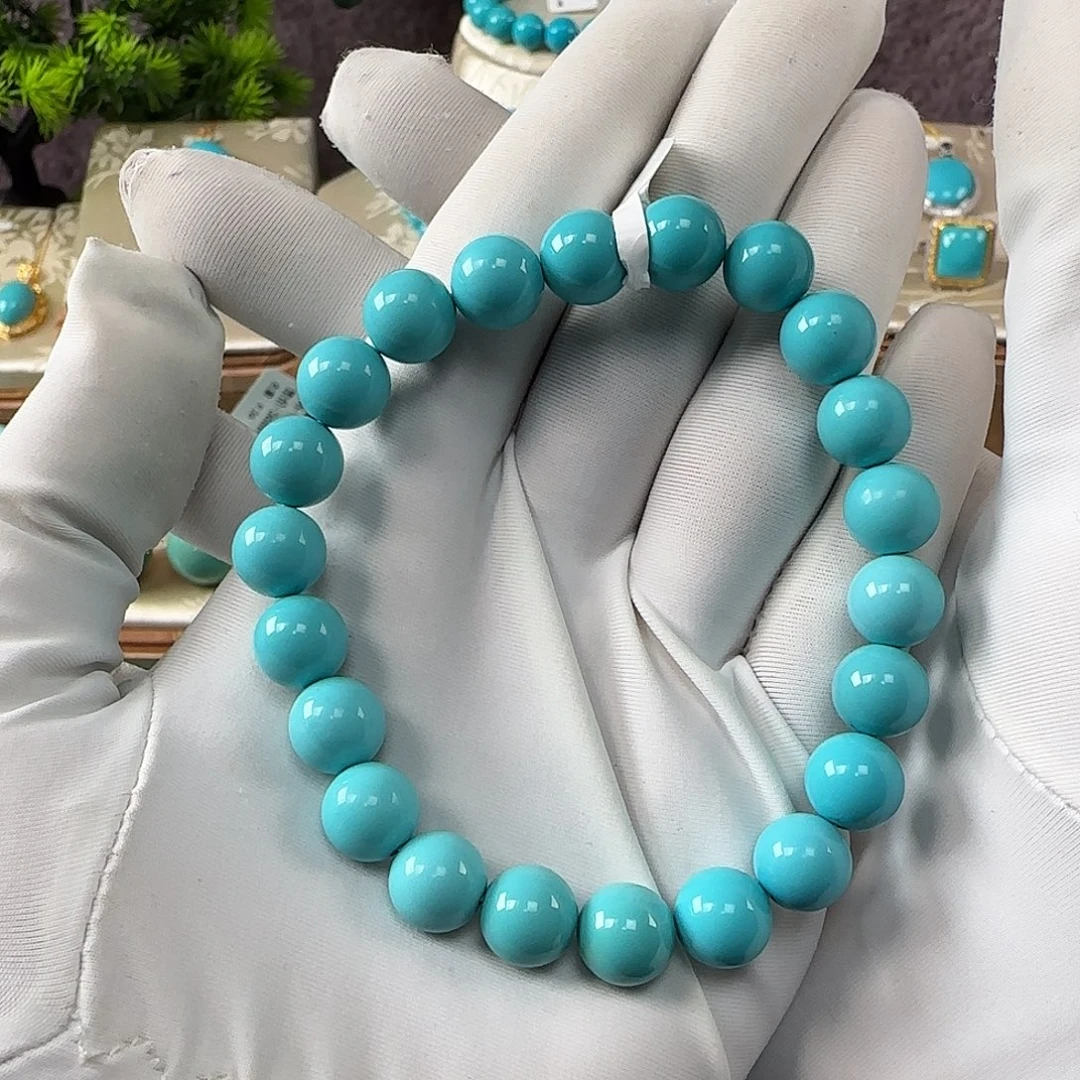 绿松石未镶嵌9mm➕手串